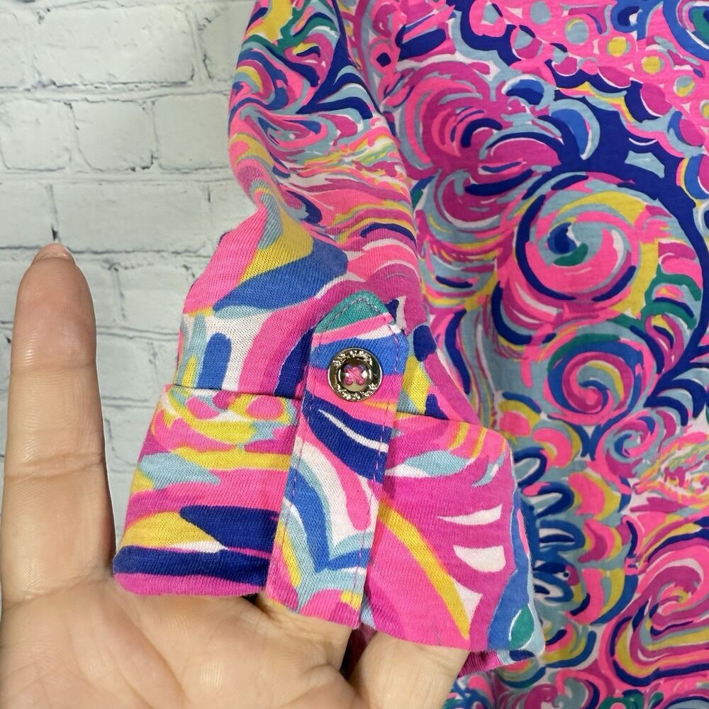 Lilly Pulitzer Girls Mini Sophie Dress Large 14-16 UPF 50 Resort Preppy - Picture 5 of 14